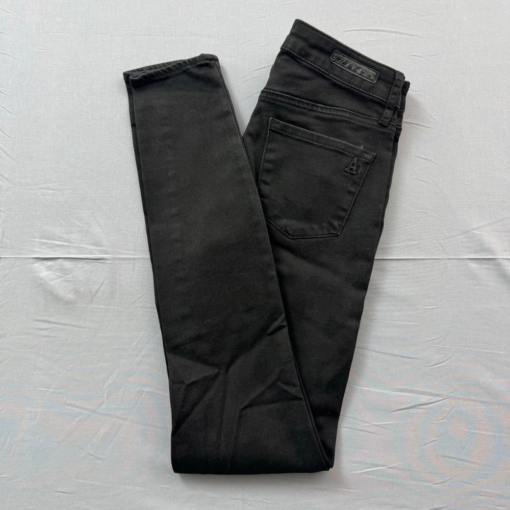 Articles of Society Sarah Black Skinny Jeans High Rise Denim Size 24